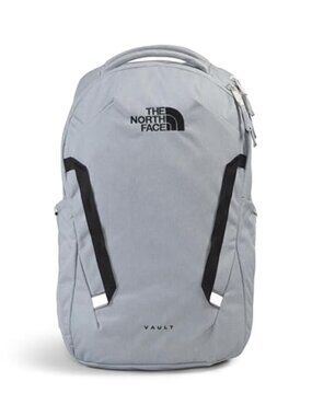 Vault Backpack Laptop Sleeve Water Repellent Commuter Travel School Bag Grey